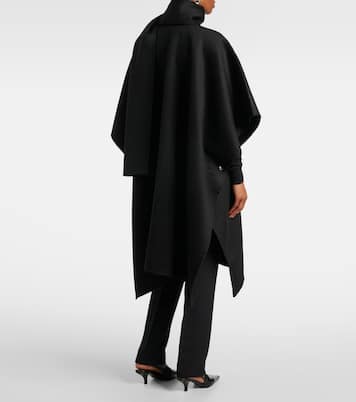 Cappotto Doublé in lana con sciarpa | Toteme