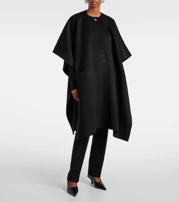 Cappotto Doublé in lana con sciarpa | Toteme