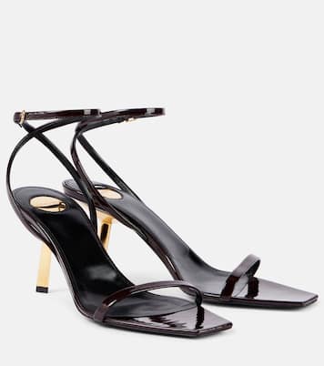 Sandales Lee 75 en cuir verni | Saint Laurent