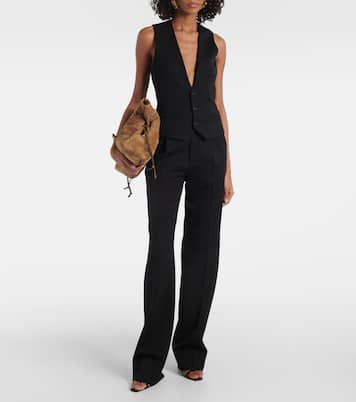 Sandales Lee 75 en cuir verni | Saint Laurent