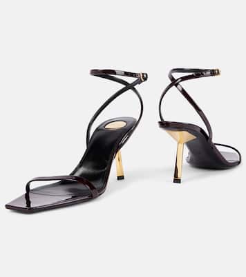 Sandales Lee 75 en cuir verni | Saint Laurent