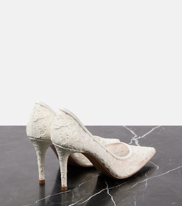 Escarpins Lyon 85 en dentelle et cuir | Gianvito Rossi
