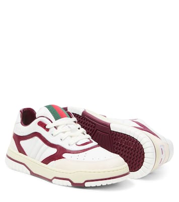 Sneakers Re-Web in pelle con suede | Gucci Kids