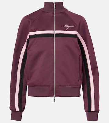 Chaqueta deportiva de jersey a rayas | Ferragamo