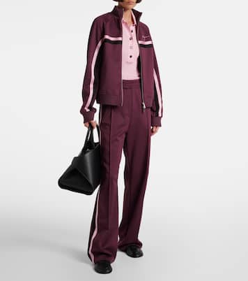 Chaqueta deportiva de jersey a rayas | Ferragamo