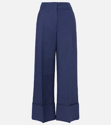 Pantalon ample en Crepe Couture | Valentino