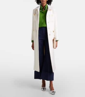 Pantalon ample en Crepe Couture | Valentino
