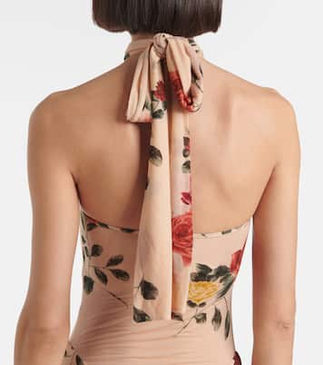 Robe bustier à fleurs | Magda Butrym