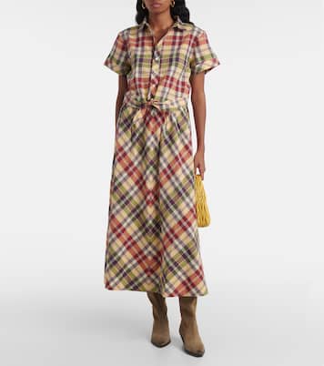 Falda larga de algodón a cuadros | Polo Ralph Lauren