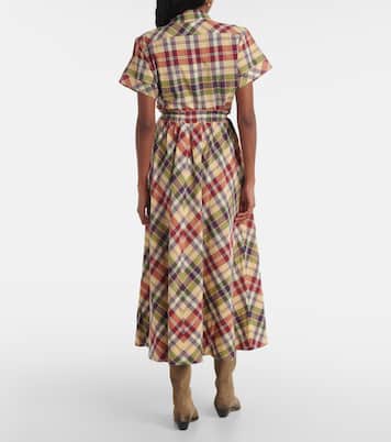 Falda larga de algodón a cuadros | Polo Ralph Lauren