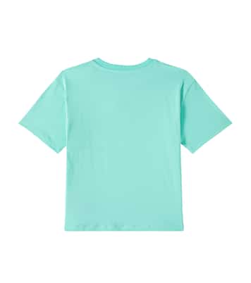 Camiseta en jersey de algodón con logo | Balmain Kids