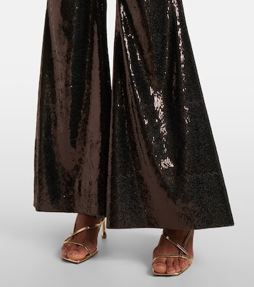 Schlaghose mit Pailletten | Nina Ricci