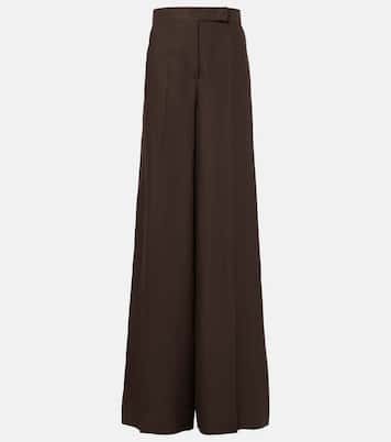 Pantaloni a gamba larga Sequoia in lino | Max Mara