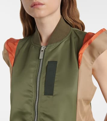 Weste aus Twill und Gabardine | Sacai