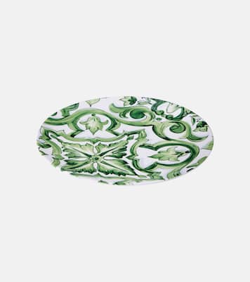 Assiette de présentation Majolica en porcelaine | Dolce&Gabbana Casa