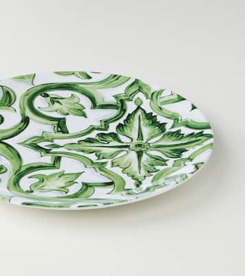 Assiette de présentation Majolica en porcelaine | Dolce&Gabbana Casa