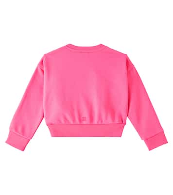 Felpa in misto cotone con logo | Givenchy Kids