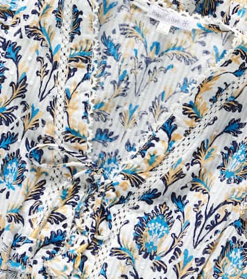 Abito Anais in cotone con stampa | Poupette St Barth Kids