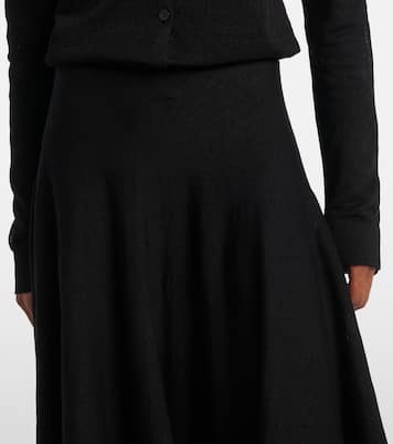 Gonna midi Jaliah in misto lino e cotone | The Row