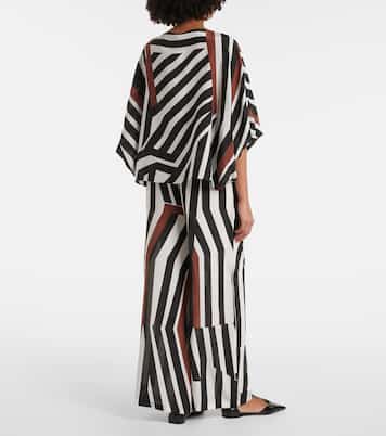 Top Camino in seta a righe | Max Mara