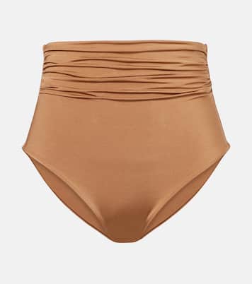 Slip bikini Salli a vita alta con ruches | Max Mara