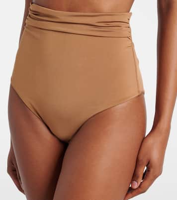 Slip bikini Salli a vita alta con ruches | Max Mara