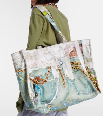 Tote Trompe l'œil aus Canvas | Acne Studios