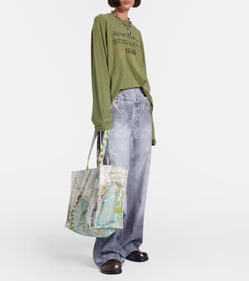 Tote Trompe l'œil aus Canvas | Acne Studios