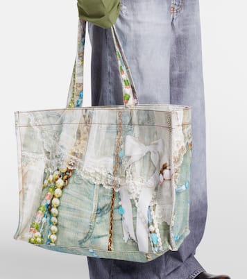 Tote Trompe l'œil aus Canvas | Acne Studios