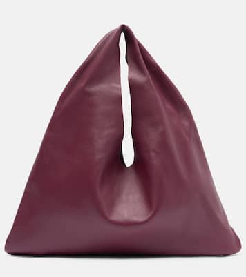 Bindle Small leather tote bag | The Row