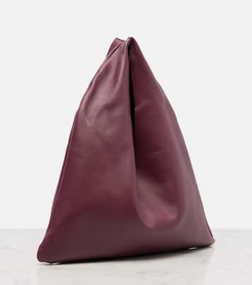 Bindle Small leather tote bag | The Row