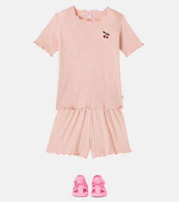 Roli cotton-blend T-shirt and shorts set | Konges Sløjd