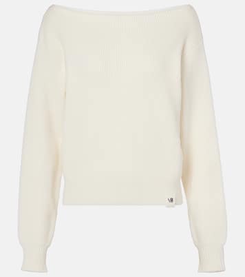 Jersey en mezcla de algodón y seda | Victoria Beckham