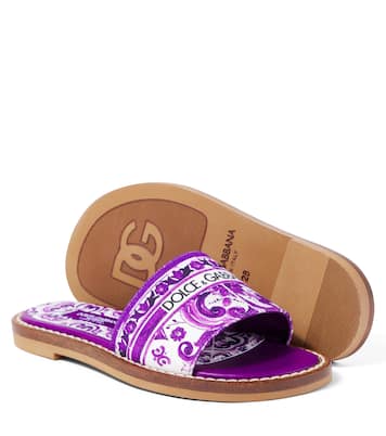 Majolica canvas slides | Dolce&Gabbana Kids