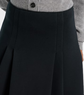 Tiered cotton-blend midi skirt | Marni