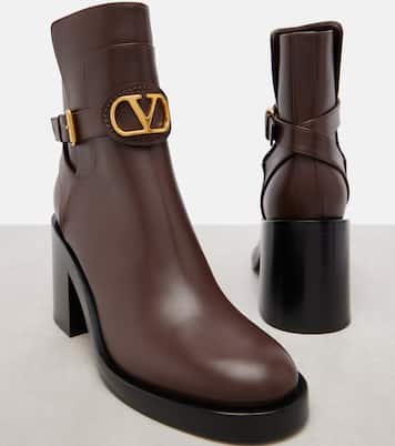 VLogo 70 leather ankle boots | Valentino Garavani