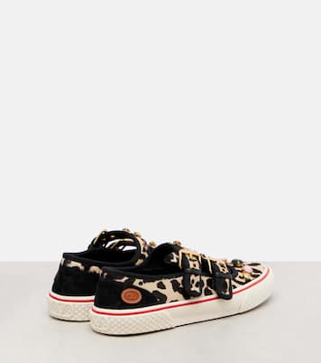 Dollyboard embellished calf hair sneakers | Valentino Garavani