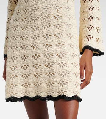 Abito corto Rhiannon in cotone  | Zimmermann