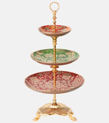Fortuny tiered porcelain dessert server | L'Objet