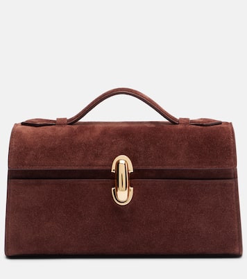 Symmetry suede tote bag | Savette
