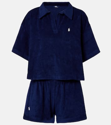 Set aus Polohemd und Bermuda-Shorts aus Frottee | Polo Ralph Lauren