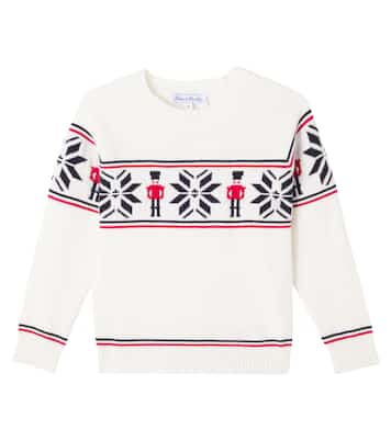 Pull intarsia en laine | Tartine et Chocolat