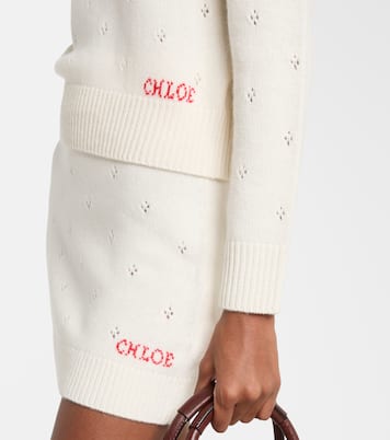 Pointelle wool and cashmere sweater | Chloé