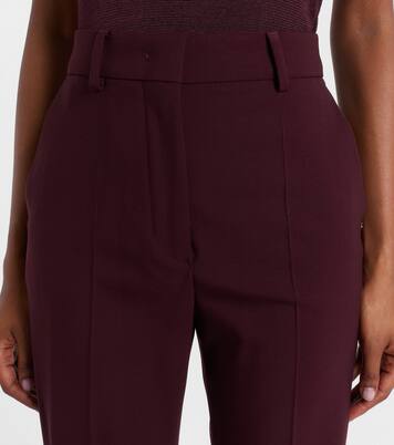 Febe high-rise wool-blend flared pants | Sportmax