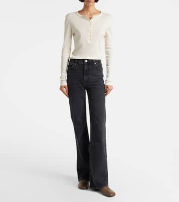 Arrow high-rise bootcut jeans | Frame