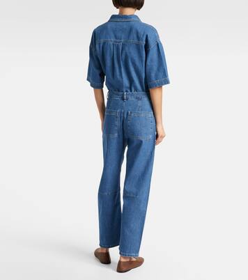 Farah high-rise tapered jeans | Velvet
