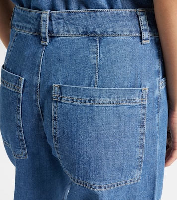 Farah high-rise tapered jeans | Velvet