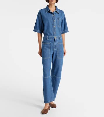 Farah high-rise tapered jeans | Velvet