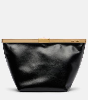 Ganache Small leather clutch | Jimmy Choo