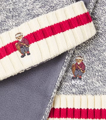Set aus Schal und Mütze Polo Bear aus Baumwolle | Polo Ralph Lauren Kids